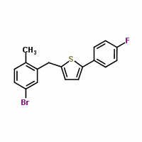 1030825-20-7 2-((5-bromo-2-methylphenyl)methyl)-5-(4-fluorophenyl)thiophene