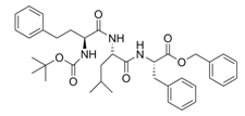 868540-15-2 (6S,9S,12S)-benzyl 12-benzyl-9-isobutyl-2,2-dimethyl-4,7,10-trioxo-6-phenethyl-3-oxa-5,8,11-triazatridecan-13-oate