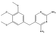 trimethoprim [C<sub>14</sub>H<sub>18</sub>N<sub>4</sub>O<sub>3</sub>]