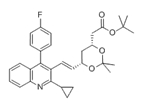 147489-06-3 t-Butyl (3R,5S)-7-[2-cyclopropyl-4-(4-fluorophenyl)quinolin-3-yl]-3,5-isopropylidenedioxy-6-heptenoate