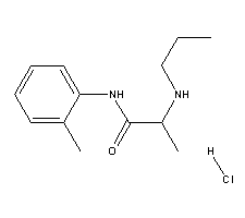 1786-81-8 Propitocaine hydrochloride
