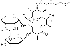 roxithromycin [C<sub>41</sub>H<sub>76</sub>N<sub>2</sub>O<sub>15</sub>]