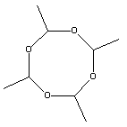 108-62-3 2,4,6,8-tetramethyl-1,3,5,7-tetraoxacyclooctane