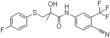 90356-78-8 N-[4-Cyano-3-(Trifluoromethyl)phenyl]-3-[(4-Fluorophenyl)thio]-2-Hydroxy-2-Methyl Propionamide