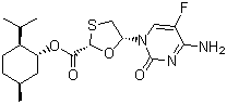 147126-75-8 (2S,5R)-5-Fluoro cytosine-1-yl-[1,3]-oxathiolane-2-carboxylic acid menthyl ester (FCME)