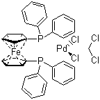95464-05-4 1,1'-Bis(diphenylphosphino)ferrocene-palladium(II)dichloride dichloromethane complex