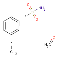 Benzenesulfonamide, ar-methyl-, reaction products with formaldehyde [1338-51-8]