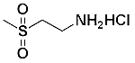2-Aminoethylmethylsulfone hydrochloride [104458-24-4]