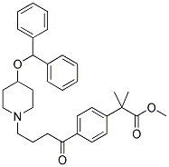 154477-54-0 METHYL 2-(4-[4-(4-BENZHYDRYLOXY-PIPERIDIN-1-YL)-BUTYRYL]-PHENYL)-2-METHYLPROPIONATE