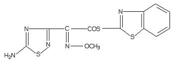 89604-91-1 S-2-Benzothiazolyl (Z)-2-(5-amino-1,2,4-thiadiazol-3-yl)-2-methoxyimino thioacetate