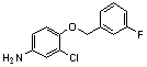 4-(3-fluorobenzyloxy)-3-chlorobenzenamine [202197-26-0]