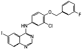 N-[3-Chloro-4-(3-fluorobenzyloxy)-phenyl]-6-iodoquinazolin-4-amine [231278-20-9]