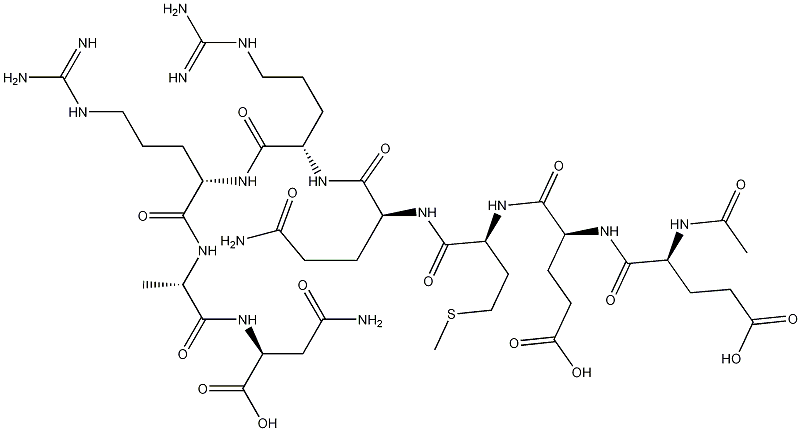 868844-74-0 N-Acetyl-L-alpha-glutamyl-L-alpha-glutamyl-L-methionyl-L-glutaminyl-L-arginyl-L-arginyl-L-alanyl-L-alpha-asparagine