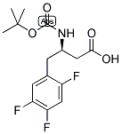 [[(1,1-dimethylethoxy)carbonyl]amino]-2,4,5-trifluoro-(R)-benzenebutanoic acid