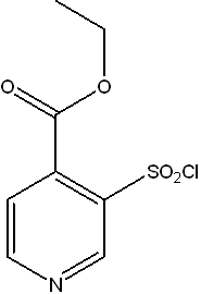 ethyl 3-(chlorosulfonyl)isonicotinate [306936-12-9]