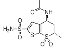 147200-03-1 (4S)-4-Acetamide-5,6-Dihydro-6-Methyl-2-Sulfonamide-Thio[2,3-B]Thiopyran7,7Dioxide
