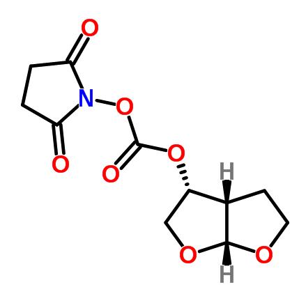 253265-97-3 1-({[(3R,3aS,6aR)-hexahydrofuro[2,3-b]furan-3-yloxy]carbonyl}oxy)pyrrolidine-2,5-dione