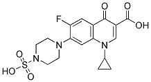 CIPROFLOXACIN PIPERAZINYL-N4-SULFATE [105093-21-8]