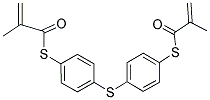 129283-82-5 S,S'-thiodi-4,1-phenylene bis(thio-methacrylate),