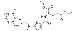 132463-02-6 Diethyl N-[5-[N-[(3,4-dihydro-2-methyl-4-oxo-6-quinazolinyl)methyl]-N-methylamino]-2-thenoyl]-L-glutamate