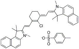 134127-48-3 1H-Benz[E]Indolium, 2-[2-[2-Chloro-3-[(1,3-Dihydro-1,1,3-Trimethyl-2H-Benz[E]Indol-2-Ylidene)Ethylidene]-1-Cyclohexen-1-Yl]Ethenyl]-1,1,3-Trimethyl-, Salt With 4-Methylbenzenesulfonic Acid (1:1)