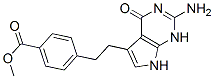 155405-80-4 4-[2-(2-Amino-4,7-dihydro-4-oxo-1H-pyrrolo[2,3-d]pyrimidin-5-yl)ethyl]benzoic acid methyl ester