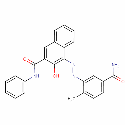 16403-84-2 4-[(5-carbamoyl-o-tolyl)azo]-3-hydroxynaphth-2-anilide