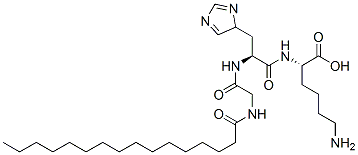 147732-56-7 L-Lysine, N-(1-oxohexadecyl)glycyl-L-histidyl-
