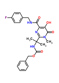 518048-02-7 Benzyl[1-[4-[[(4-Fluorobenzyl)amino]carbonyl]-5-hydroxy-1-methyl-6-oxo-1,6-dihydropyrimidin-2-yl]-1-methylethyl]carbamate