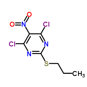 145783-14-8 4,6-dichloro-5-nitro-2-(propylsulfanyl)pyrimidine