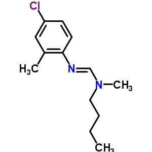 N-butyl-N'-(4-chloro-2-methylphenyl)-N-methylimidoformamide [37407-77-5]