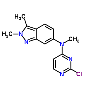 444731-75-3 N-(2-chloropyrimidin-4-yl)-N,2,3-trimethyl-2H-indazol-6-amine