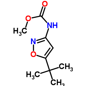 methyl (5-tert-butyl-1,2-oxazol-3-yl)carbamate [55808-13-4]
