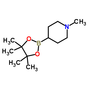 454482-11-2 1-Methyl-4-(4,4,5,5-tetramethyl-1,3,2-dioxaborolan-2-yl)piperidine