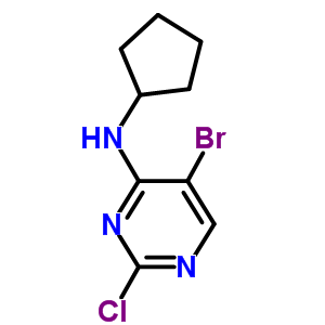 733039-20-8 5-bromo-2-chloro-N-cyclopentyl-pyrimidin-4-amine
