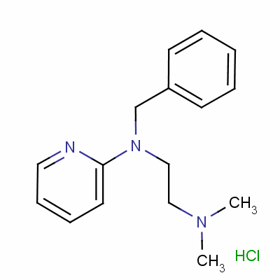 154-69-8 tripelennamine hydrochloride