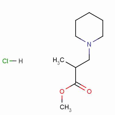 methyl α-methylpiperidine-1-propionate hydrochloride [25027-52-5]