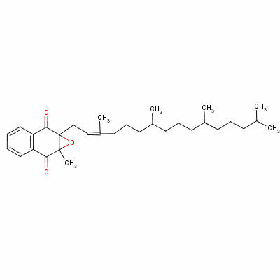 (2,3-epoxyphytyl)menaquinone [25486-55-9]