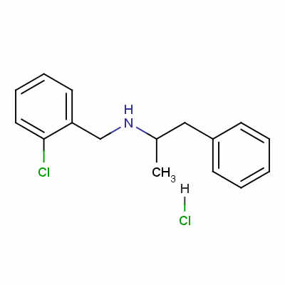5843-53-8 (+)-N-(o-chlorobenzyl)-α-methylphenethylamine hydrochloride