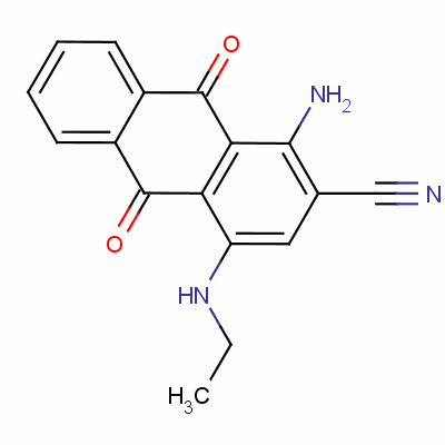 62570-50-7 1-amino-4-(ethylamino)-9,10-dihydro-9,10-dioxoanthracene-2-carbonitrile