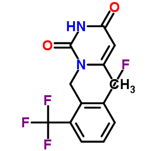 830346-47-9 1-[2-fluoro-6-(trifluoromethyl)benzyl]-6-methylpyrimidine-2,4(1H,3H)-dione