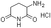 3-Amino-2,6-piperidinedione hydrochloride [24666-56-6]