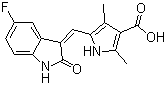 356068-93-4 5-((Z)-(5-Fluoro-2-oxoindolin-3-ylidene)methyl)-2,4-dimethyl-1H-pyrrole-3-carboxylic acid