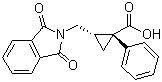 (Z)-1-Phenyl-2-(phthalimidomethyl)cyclopropanecarboxylic acid [69160-56-1]
