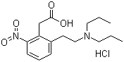 91374-25-3 2-[2-(Dipropylamino)ethyl]-6-nitrophenylacetic acid hydrochloride