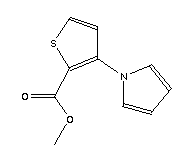 Methyl 3-(1-pyrrolo)thiophene-2-carboxylate [74772-16-0]
