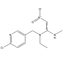 120738-89-8;150824-47-8 (E)-N-((6-Chloro-3-pyridinyl)methyl)-N-ethyl-N'-methyl-2-nitro-1,1-ethenediamine