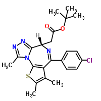 1268524-70-4 (6s)-6-(2-Tert-butoxy-2-oxoethyl)-4-(4-chlorophenyl)-2,3,9-trimethyl-6,7-dihydrothieno[3,2-F][1,2,4]triazolo[4,3-A][1,4]diazepin-10-ium