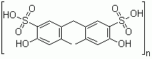 9011-02-3;101418-00-2 Dihydroxydimethyldiphenylmethanedisulphonic acid polymer