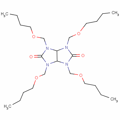 15968-37-3 1,3,4,6-tetrakis(butoxymethyl)glycoluril
